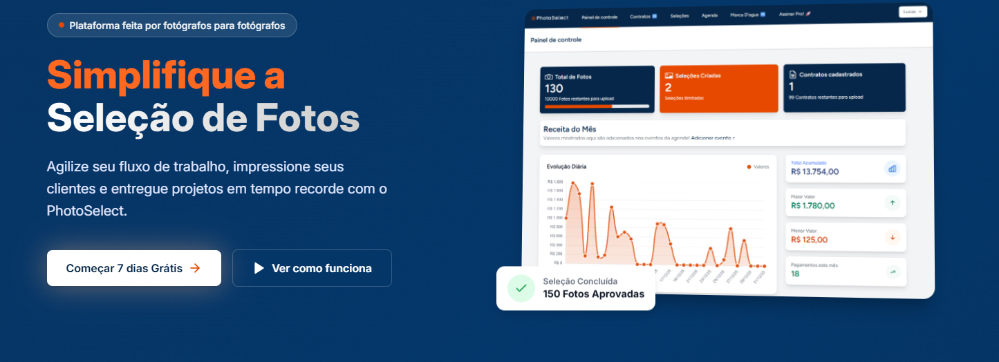 Como a seleção de fotos pode transformar a experiência do seu cliente fotógrafo